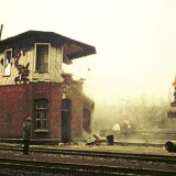 Abriss_Stellwerk_DB_Bahnhof_Bad_Oldesloe_1977