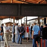 BR_218_457_Bahnhof_Gerhard_Stoltenberg_Wahlkampf_Tour_Heimatort_Bad_Oldesloe_1977_Sonderzug_TEE_BAvaria_Trans_Europ_Express-3
