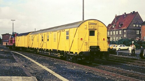 BR 260 DB Bauzug Bahnhof Bad Oldesloe 1976 Gleisvorfeld (1)