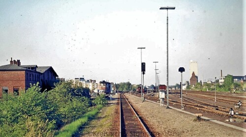 Bahnhof Bad Oldesloe 1976 Gleisvorfeld (5)