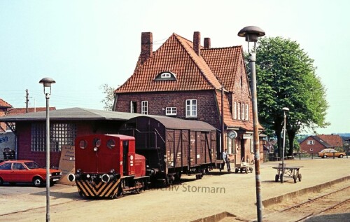 Deutz 33013 VBV 201 Amelinghausen Bahnhof 1975 Kleinlok Rangierlok OHE