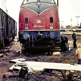 Entgleisung_Aufgleisung_V_200_BR_220_Bahnhof_-Bad_Oldesloe_Prellbock_uberfahren_1974-11