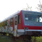 2023_BR_628_CFL_als_wohnen_ubernachten_im_Zug_Grafitti_Bad_Oldesloe_Industriegebiet-1