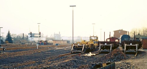 Bahnhof Bad Oldesloe Umbau Modernisierung 1987 Gleisbild Rückbau Nahverkehr (3)