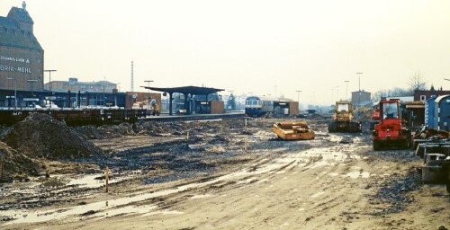 Bahnhof Bad Oldesloe Umbau Modernisierung 1987 Gleisbild Rückbau Nahverkehr (4)