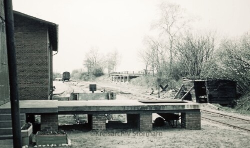 Blumenau Bahnhof Bahnstation 1971 Bad Oldesloe Elmshorn EBOE (1)