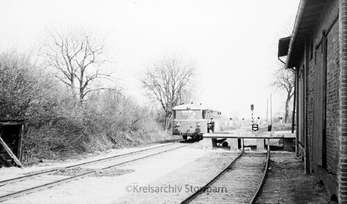 Blumenau Bahnhof Bahnstation 1971 Bad Oldesloe Elmshorn EBOE (2)