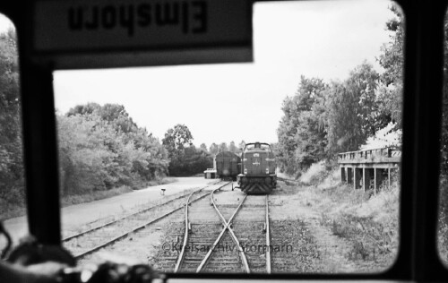 Blumenau Bahnhof Bahnstation 1973 Bad Oldesloe Elmshorn EBOE