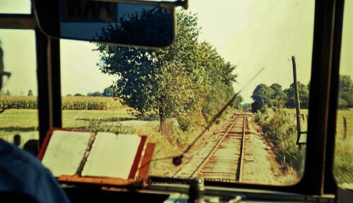 Blumenau Bahnhof Bahnstation 1973 letzer Personenzug Bad Oldesloe Elmshorn EBOE Schienenbus BR 798 (