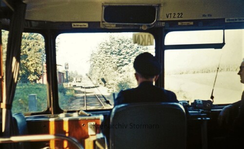 Blumenau Bahnhof Bahnstation 1973 letzer Personenzug Bad Oldesloe Elmshorn EBOE Schienenbus BR 798 (
