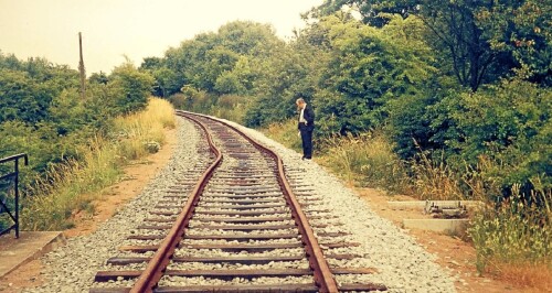 Blumendorf Gleis verborgen Industriegleis 1975 Bad Oldesloe Elmshorn EBOE (1)