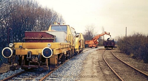 Blumendorf Gleisstopfmaschine DB Systemtechnik Industriegleis 1975 Bad Oldesloe Elmshorn EBOE (2)
