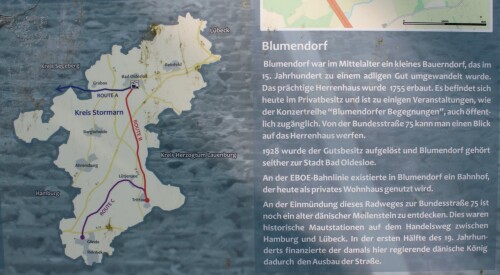 EBOE Bahnstrecke Bad Oldesloe Ulzburg Elmshorn Schautafel Lehrpfad Blumena 2023 (4)