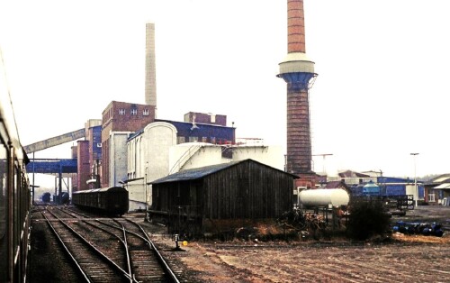 Ehlershausen Bahnhof Werksbahn 1984 (1)