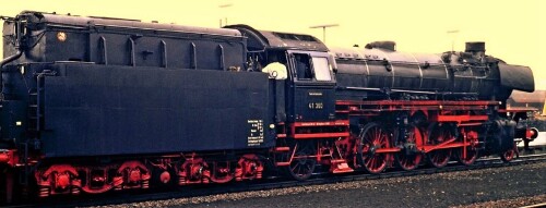 BR 41 360 Cuxhafen 1988 Nostalgiezug Sonderzug historischer Zug (2)
