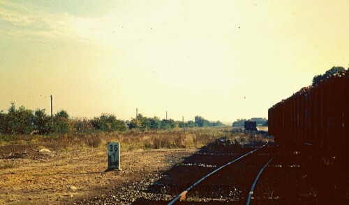 Bahnhof Hollenbek 1970 Kaiserbahn Rübenernte Gedeckter Güterwagen (2)