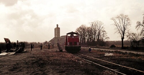 Bahnhof Hollenbek 1980 BR 212 Dosto LBE Doppelstockwagen DAB 6 8 Kaiserbahn (1)