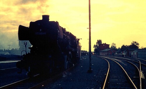 BR 051 403 Militärzug Manöver Panzer Hechtwagen 1969 Bahnhof Bad Oldesloe (3)
