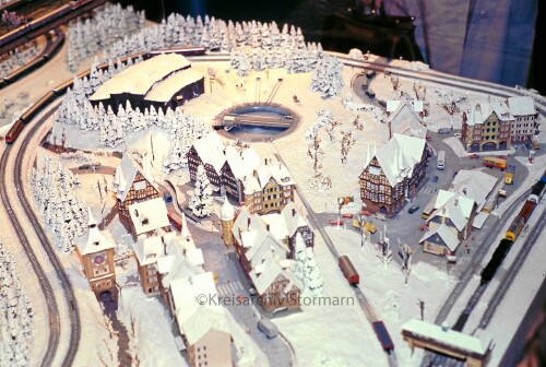 1986 Hannover H0 Modellbahnanlage Modellbahnausstellung (2)