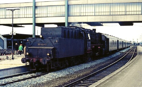 BR 051 Emden BW 1975Dampflok
