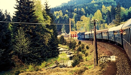 d BR 044 Sonderfahrt Oberharz Altenau Lauthenthal Bahnhof 1976 Strecken Stillllegung (1)