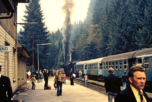 e Altenau Bahnhof BR 044 534 letzte Fahrt Strecke Stillllegung 1976 (0)