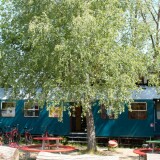 DB_Bauwagen_blauturkis_Umbauwagen_preusische_Erlebnisbahn_Ratzeburg_Schmilau_Bahnhof_2023-2