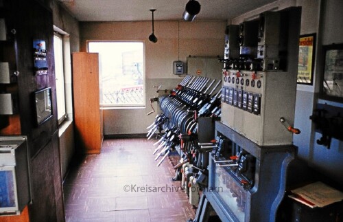 1979 Fahrenkrug Bahnhof Stellwerk Fahrstraßen Scahlter