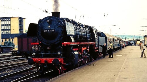 BR 044 BR $$ Umbauwagen preußische Hildesheim Hbf 1976