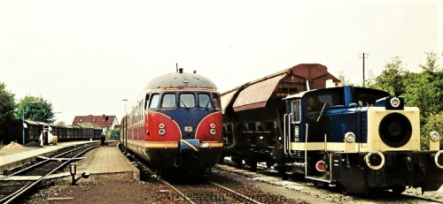 Wahlstedt Fahrenkrug Bahnhof Rangierarbeiten BR 323 Köf III VT 08.5 Neumünster Kaiserbahn