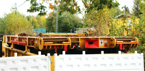 DB_Bagger_Schiene_Schienenbagger_Schwarzenbek_Bahnhof_Tausch_Weichen_Bauzug_2024_Okt_Streckenerneuer