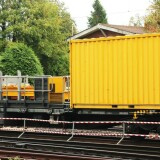 Schwarzenbek_Bahnhof_Tausch_Weichen_Bauzug_2024_Okt_Streckenerneuerung_Zug-d-3