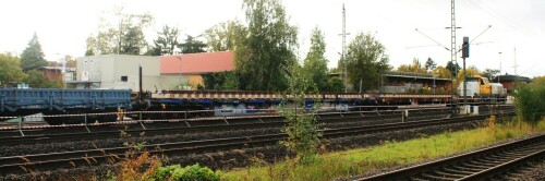 Schwarzenbek_Bahnhof_Tausch_Weichen_Bauzug_2024_Okt_Streckenerneuerung_Zug k (3)