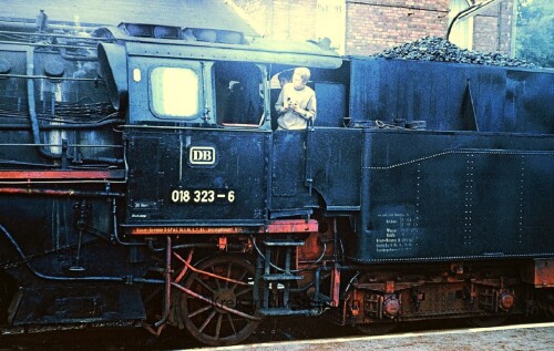 BR 018 323 Hildesheim 1969 Altenbeken Bad Gandersheim BR 018 323 Sonderfahrt (2)