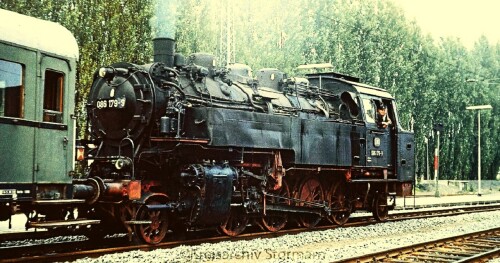 BR 86 179 Bahnhof Altenbeken Bahnsteig Sonderzug (1)