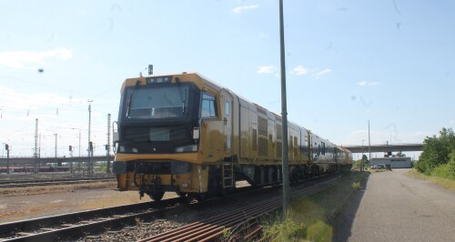 BR 952 Vossloh Schienenschleifzug Schleif VTM Perfomrmance Maschen Gbf Güterbahnhof 2024 Mai (12)