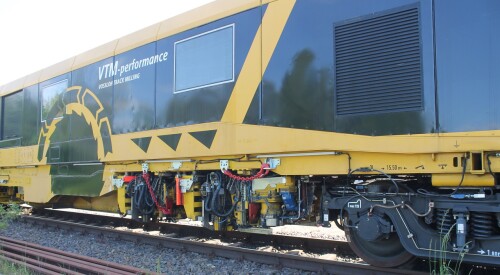 BR 952 Vossloh Schienenschleifzug Schleif VTM Perfomrmance Maschen Gbf Güterbahnhof 2024 Mai (7)