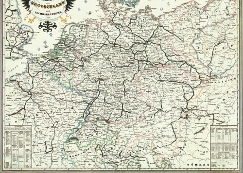 Eisenbahnnetz Deutschland 1849 Epoche 1a (2)