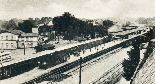 BR 74 Stromlinie Bahnhof rahlstedt 1937 Doppelstockwagen LBE DAB 6