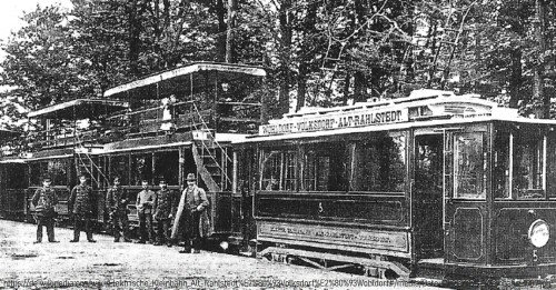 Rahlstedt Bahnhof Walddörfer Bahn elektrifiziert pincerno kleinbahn 1910 (1)