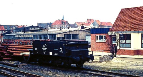 Bahnhof Emden Schneepflug 1974