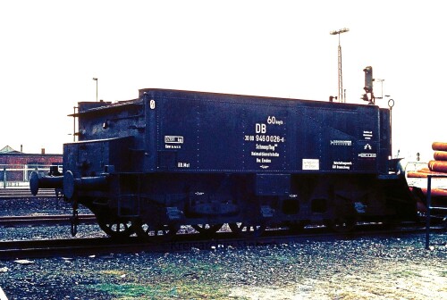 Bahnhof Emden Schneepflug 1974 a