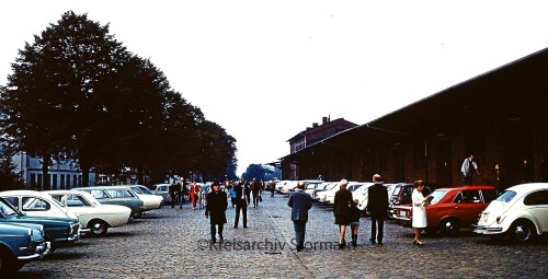 Güterschuppen Hamburg Wandsbek GbF Güterbahnhof Fahrzeugschau DB Deutsche Bundesbahn