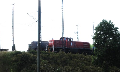 Maschen Gbf Güterbahnhof Ablaufberg BR 290 BR290 V90 Güterwaggon DB AG 2024 Mai (12)