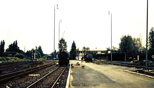 Wandsbek Gartenstadt Gbf Güterbahnhof Richtung Norden Bahnübergang