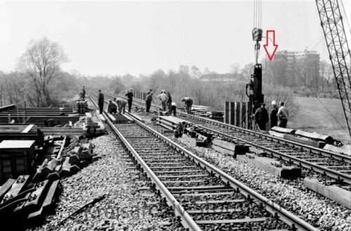 ahrensburg 1971 Ostring Bau Kastanienallee Hochhaus Schäferweg