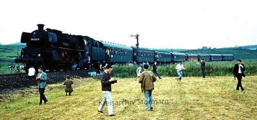 Einfahrsignal Bornum Harz aus Richtung Bockenem Strecke Derneburg Seesen BR 18 323 1969 historischer