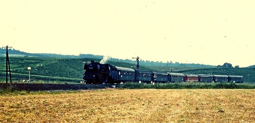 Einfahrsignal Bornum Harz aus Richtung Bockenem Strecke Derneburg Seesen BR 18 323 1969 historischer