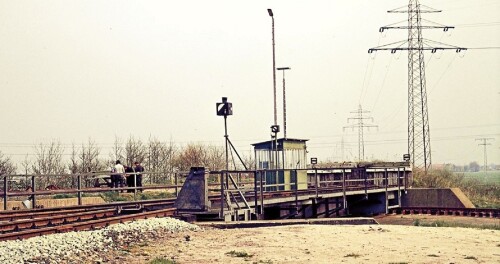 Norddeich Hbf Drehscheibe 1975 DB Deutsche Bundesbahn