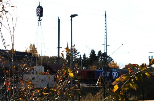 Grove_Schwerlastkran_Teleskopkran_Seeland_Ham_Schwarzenbek_Bahnhof_Modernisierung_2024_Bahnsteigdach